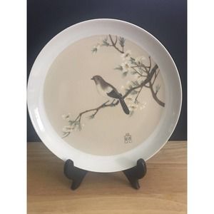 Vintage Arzberg Germany Porcelain Bird Plate 9”